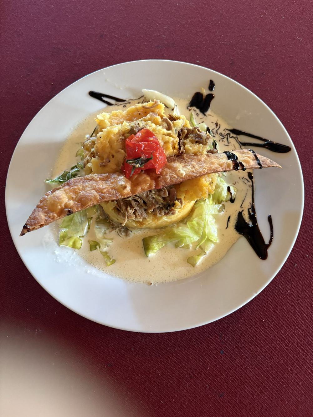 Assiette dressée du Lou Cafetié